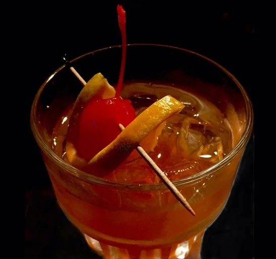 A cocktail served at the Symphony Hotel bar